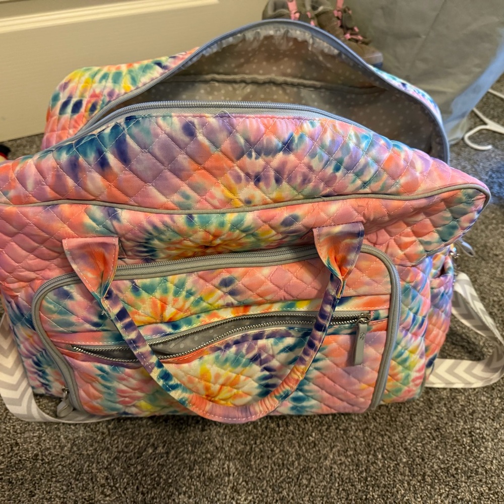 New! Quilted Tie-Dye Weekend Tote Bag